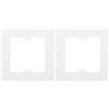 Uonlytech 2 Pz copri foro muro porta parete coperchio dell'interruttore della luce connettore USB cuscino decorativo Targhetta decorativa coperture leggere decorative Piatto plastica bianca