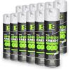 Spraytive 12 x 500ml spray gesso bianco - Colore gesso luminoso lavabile, spray gesso per esterni, marcatura del terreno, spray marcatura temporanea, spray colorante per asfalto, erba, cemento