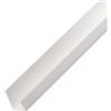 PROTEKTOR 3741 Profilo a U in PVC, profilo di bordatura per cartongesso 12,5cm 200cm protezione bordi bianca per cartongesso