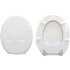 HYDRO HOME Copriwater compatibile con Calipso Vitruvit legno rivestito in resina poliestere Bianco by HYDRO HOME