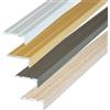 Dalsys Profilo per bordo scala, autoadesivo 200cm x 25mm x 10mm Oro