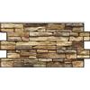 Grace LTD Pannelli da parete in PVC 3D decorativi piastrelle rivestimento - Ardesia marrone (18 pezzi/8.28 m2)