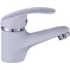 Yunrux - Rubinetto da bagno con miscelatore monoleva, stile retrò, colore: bianco