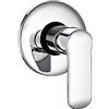 Inbagno Miscelatore doccia incasso completo di corpo incasso, in ottone cromato, serie Dalila (Miscelatore doccia incasso)