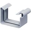 INEFA Connetore per grondaia, a scatola, PVC 83mm, grigio raccordo per grondaia in plastica, accessori per grondaie, Made in Germany