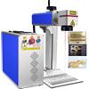 PEIXU Incisore Laser a Fibra 50W Macchina per Incisione Laser 200x200mm Incisore Laser Engraver Cutter Macchina per Incisione a Stato Solido per Metalli Alluminio Acciaio Oro Argento Gioielli