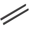 ANSIEDIO 2pz Maniglie per Mobili da Cucina Nero Opaco Maniglie per Cassetti in Alluminio Maniglia per Armadio Moderni con Viti Interasse 224mm