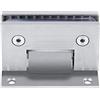 Dioche Cerniera per porta in vetro 8-10 mm cerniera porta doccia in vetro acciaio inox cerniere 90 gradi senza telaio porta doccia montaggio a parete