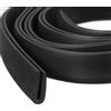 QUARKZMAN Profilo di Protezione a U, Protezione per Bordi con Striscia di Tenuta in Gomma da 9.8 Piedi di Lunghezza Tipo Rotondo, Adatta per Bordi da 1.5-2mm, (15/64 L x 19/32 A) Nero