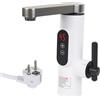 CEIEVER Rubinetto elettrico con scaldabagno istantaneo, CEIEVER Rubinetto riscaldante elettrico Temperatura regolabile 30-55℃ Rubinetto da cucina 230V Rubinetto elettrico in acciaio inox per cucina