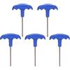QUARKZMAN 5pcs H2.5 T-Manico Esagonale Chiave Inglese 2.5mm S2 Acciaio T-Key Esagono pinze Riparazione Strumento