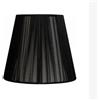 Generico Set due Paralumi Colore Nero, Elegamte, Luce diffura per Ambiente Accogliente - Altezza 13, diametro piccolo 8 CM, Diametro Grande 14 CM