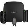VIDEOTECNOLOGIA Ajx38175 Kit Antifurto Wireless Hub 2 Plus Nero Con Connessione 4G E Ethernet, Certificazione Grado 2 En-50131, Controllo Fino A 100 Dispositivi, Supporto Motioncam Con Protezione