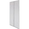 bricoleva.it Zanzariera Magnetica Regolabile per Finestre e Porte - Zanzariera Attacca & Stacca 140 x 250 cm - Altezza e Larghezza Regolabili - Lavabile e Facile da Installare (Grigia)