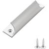 Generic Maniglia for porta in lega di alluminio da 90/120 mm, fori di punzonatura push-pull, ferramenta for finestre scorrevoli a battente esposte(Silver-90mm)