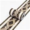 VisitRyl Bordi per Carta da Parati Adesivi Marmo moderno marrone scuro 10cm X 1000cm Design Decorativo
