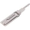 Uadme Lettore Chiave Auto, Blocco Pick Decoder per Auto, 2 in 1 Decoder Chiave in Acciaio Inossidabile, per Misurare le Specifiche della Chiave e Creare una Nuova Chiave