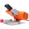 DGJMuu Mini Sega Troncatrice da Tavolo, 7800R/min, Acciaio, Ottone, Legno, 0-45°, Regolabile, per Legno, Zinco, Alluminio, ecc.