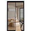 YXRS Zanzariera Magnetica Porta Finestra 106 x 230 cm Si Chiude da Sola Zanzariera con Magneti Nessun Attrezzo Richiesto Adatto a Bambini e Animali Domestici, Nero
