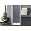Taco Box doccia 100 cm porta 1 BATTENTE nicchia H200 cm cristallo 6mm profilo SATINATO MILA