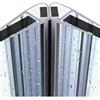 Gedotec Guarnizione a labbro magnetica doccia 90° - 1 paio Lunghezza 2 m - vetro 6-8 mm - PVC trasparente - Box doccia, parete
