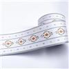 VisitRyl Bordi per Carta da Parati Adesivi Geometria grigia 12cm X 1000cm Design Decorativo