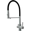Shurity 460 Rubinetto da cucina con Doccetta 4 vie 3/8" (Cromo/Nero)