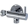 topolenashop Rubinetto per idroscopino a parete con supporto doccetta tondo Art.59505