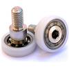 Vetroricambi.it Cuscinetti Box Doccia VR - KIT 2 PEZZI Rotelle a Sfera di Ricambio 19x5.2x23 M6 Broccia CH4 Bombato Bianco