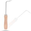 HERCHR Tester per Cuciture, 6 mm Strumento di Ispezione Cucitureda Manico in Legno Saldatura ad Aria Calda HSS Sonda per Coperture all'Uncinetto Riparazione di Saldature