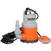 Fuxtec Pompa sommergibile FUXTEC per acque reflue 250 Watt, max. 6000 l/h, altezza di mandata max. 6 m, spessore elemento fino a 5 mm,