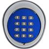 Oceanlend Tastiera per controllo accessi impermeabile, tastiera digitale wireless con blocco password con involucro in lega di zinco, frequenza 433 MHz, blocco password blu