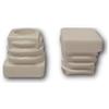 OL 20 tappi, bianco, per tubi quadri dimensioni esterne 20x20 mm
