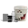 Nikkolor Kit Microcemento 8m² per Pavimenti e Pareti - Copre Piastrelle Senze Demolire - Finitura Opaca - Grigio Fango