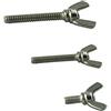 AGBERG - Viti ad aletta, M5 x 10 mm, 10 pezzi, in acciaio inox VA A2 V2A, in acciaio INOX, forma simile a DIN 316