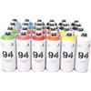 PROGAL COLORS Montana Colors - Confezione da 24 x 400 ml, MTN 94 + 10 ugelli di ricambio