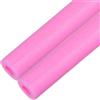 M METERXITY 2-Pz Tubo Schiuma Isolamento Tubo, 17x2.4(Lxod) Coperture Tubi Schiuma, Morsetto Pre-Tagliato Schiuma Protezione per Imbottitura/Angoli Paraurti/Maniglie Tubi Acqua [Rosa Pesca]