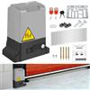Hebitod 370W 800 kg Motore Cancello Scorrevole Porte Scorrevoli per Operatore, con 2 Telecomandi Apriporta Automatico Operatore per Giardino Garage