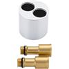 Stilform Prolunga di collegamento a parete 30 mm per doccetta completa - Cromo - Compatibile con PT42101