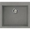 ELLECI LMQ10573 | Lavello da incasso METALTEK QUADRA 105 | Colore : Titanio