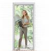 Wzlxcxxy Zanzariera Magnetica per Porte e Finestre 140x230cm - Senza Forare, Tenda Anti-Zanzare Premium in Grigio, Facile da Installare, Chiusura Automatica, Taglie Personalizzabili, Addio Zanzare