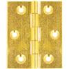 bricoleva.it Cerniera Fresata in Ottone, Confezione 2 Pz, Cerniera in Ottone di qualità Fresato per Mobili e Ante, Staffa per Cerniera a Libro Interna, Montaggio Facile e Robustezza Professionale (50 x 40 mm.)