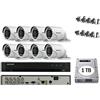RVT SECURITY KIT Videosorveglianza TURBO 8 TELECAMERE ALTA DEFINIZIONE, DVR 8 CANALI IN OMAGGIO HDD 1 TB