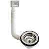 Forno Bonomi Bonomini PILETTA BASKET IN PVC BIANCA CON TROPPO PIENO PER LAVELLI - 11/2 x Diam. 90