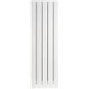 Fondital 83CAM01405 Radiatore in alluminio estruso Garda S/90, 1200 mm, 5 elementi, bianco