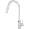 Generic Rubinetto miscelatore per lavello da cucina in acciaio inox Smart Touch con display digitale rubinetto a caldo e freddo bianco