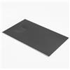 Taco Piatto doccia in resina 90x160 cm effetto pietra colore nero CUBA