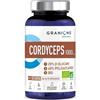 Granions Cordyceps Bio 1000 mg | 90 Capsule Vegetali | 40% Polisaccaridi + 20% Beta-Glucani | Ophiocordyceps sinensis | Vegan | Senza Glutine | Formato 30 Giorni | Certificato Bio