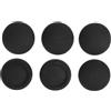 FAUOSWUK Kit di Ricambio per Cappucci per Levette, Cappucci per Levette Analogiche 6 in 1 Intercambiabili con 3 Altezze Diverse, per Controller Edge, Comfort e Stile di Presa Migliorati (Nera)