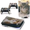 GALSOR Protettivo Per PS5 Skin Disc Edition Anime Console E Controller Vinile Cover Skin Wraps Per PS 5 Disc Version 46173 Senza Bolle E Senza Residui